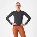 Castelli Espresso W Long Sleeve Jersey – light black/dark gray