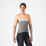 Castelli Elegante Jersey – gunmetal gray/silver moon-soft orange