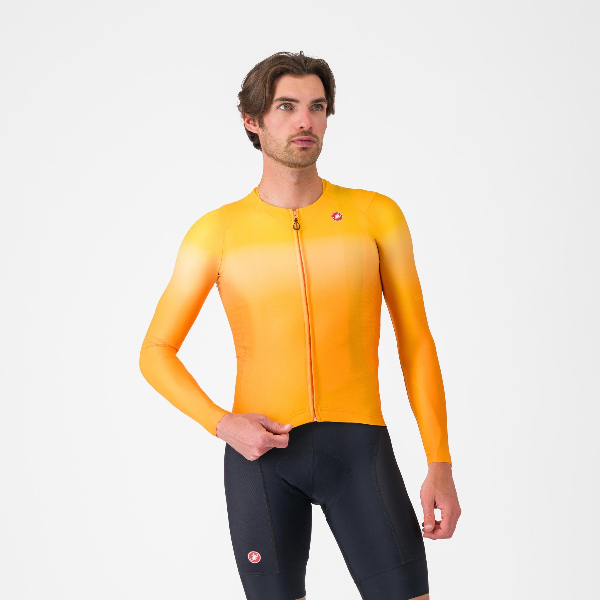 Castelli UPF Long Sleeve Jersey – vivid orange