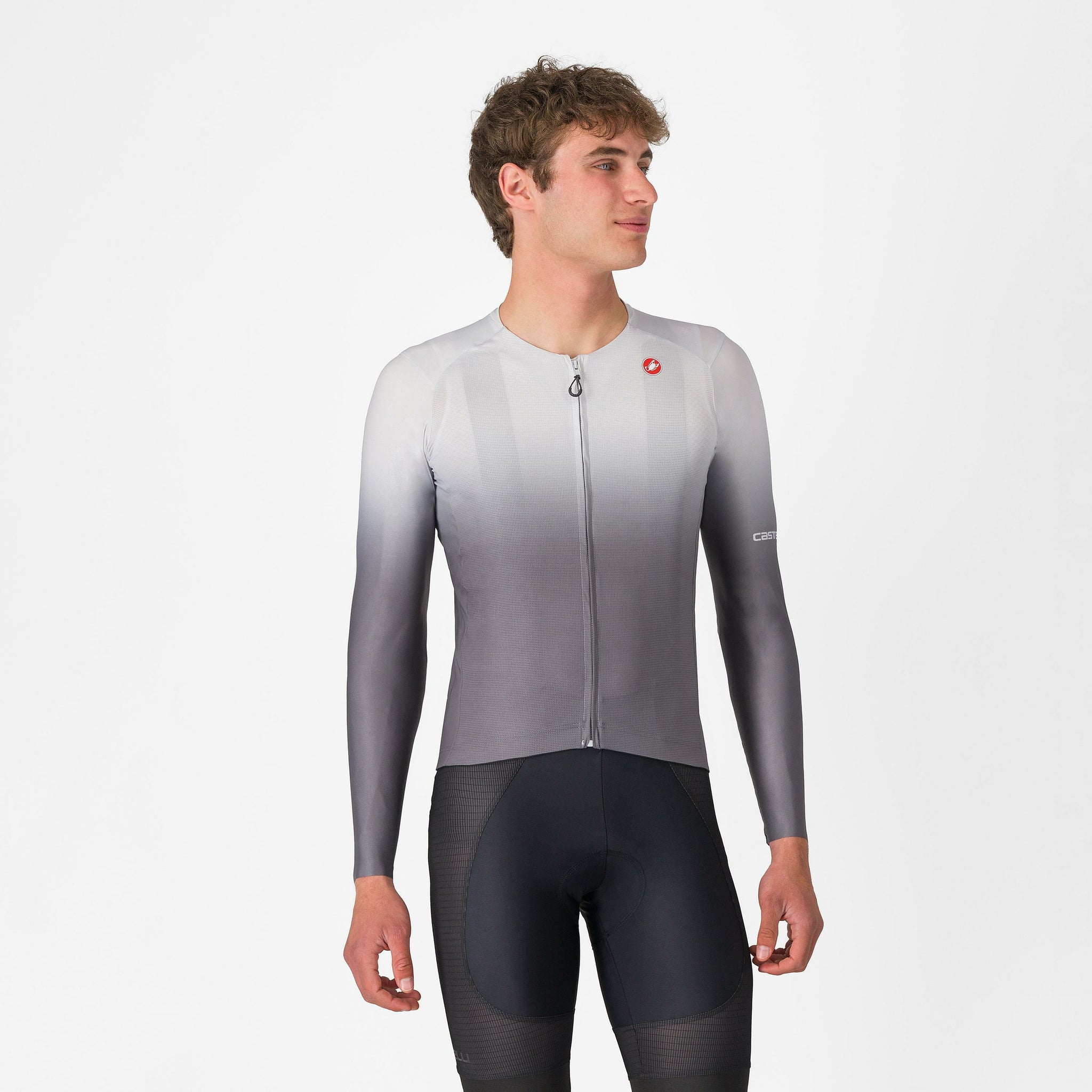 Castelli UPF Long Sleeve Jersey – silver gray