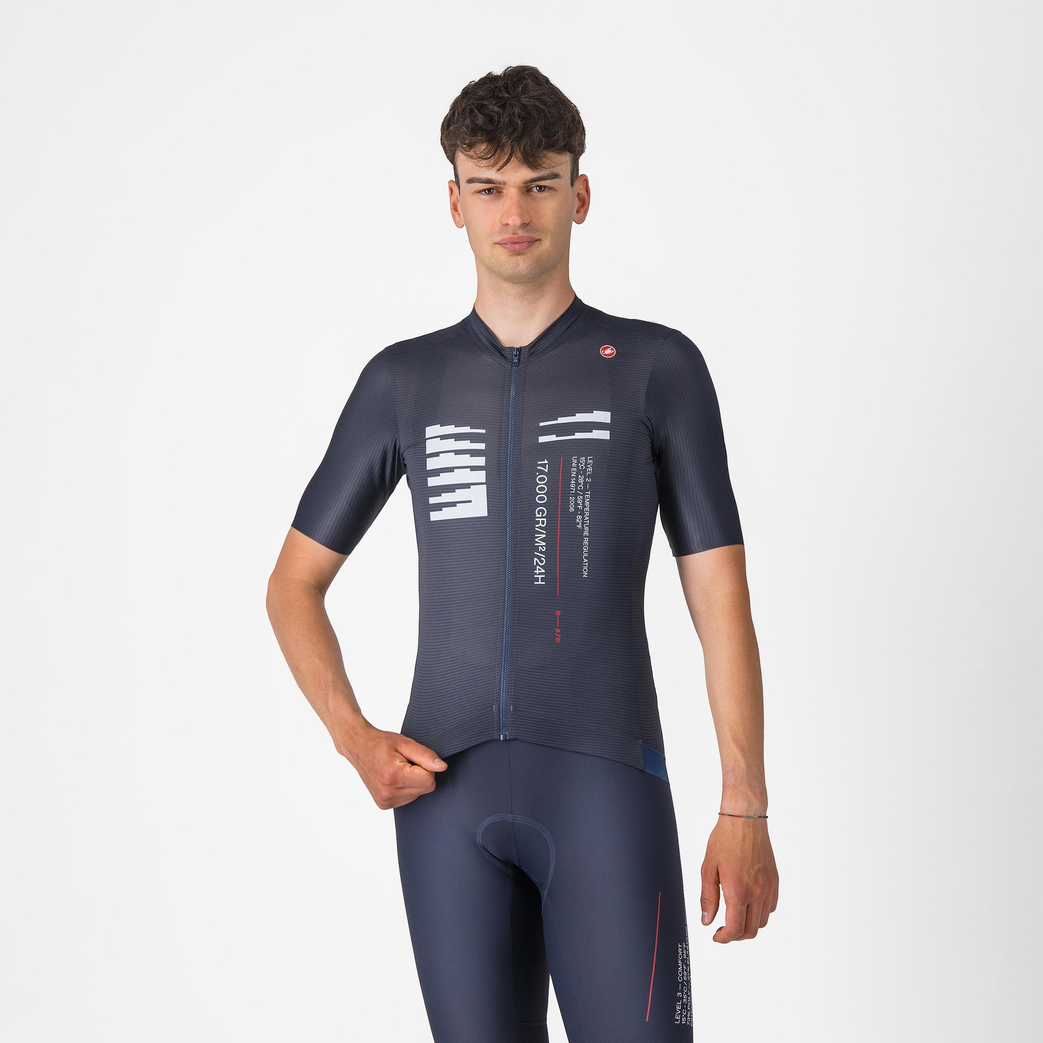 Castelli Espresso R-A/D Jersey – Twilight blue