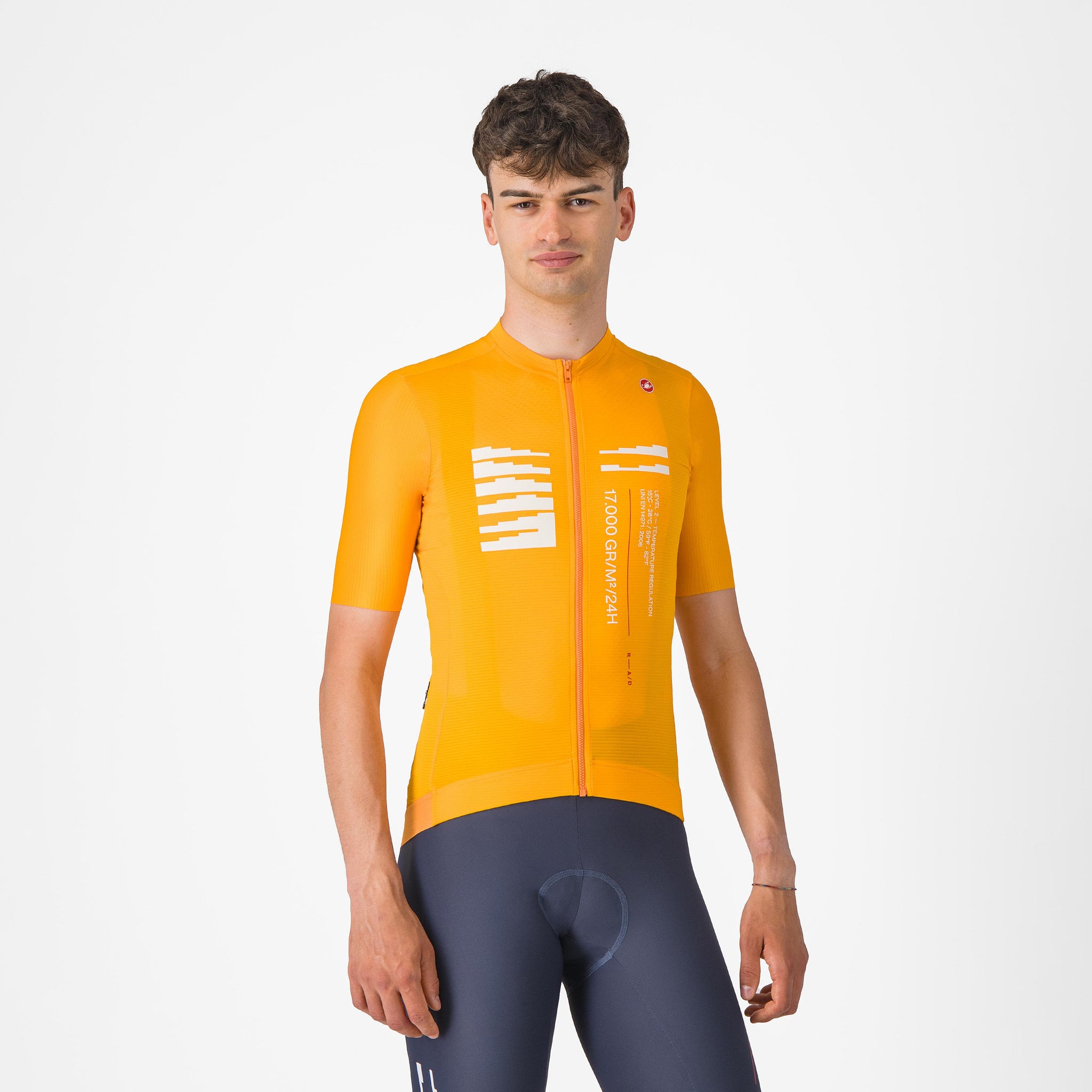 Castelli Espresso R-A/D Jersey – vivid orange