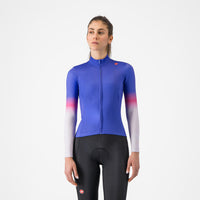 Castelli Corso Thermal Jersey – ultraviolet/purple mist/violet pink
