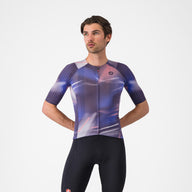 Castelli Aero Race 8S Jersey – night shade/rosa giro
