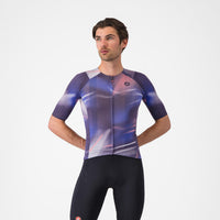 Castelli Aero Race 8S Jersey – night shade/rosa giro