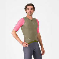 Castelli Corretto Jersey – elmwood/rosa giro/white