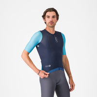Castelli Corretto Jersey – belgian blue/blue fiamma/white