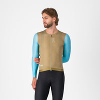 Castelli Corretto LS Jersey – elmwood/neon cobalt/white