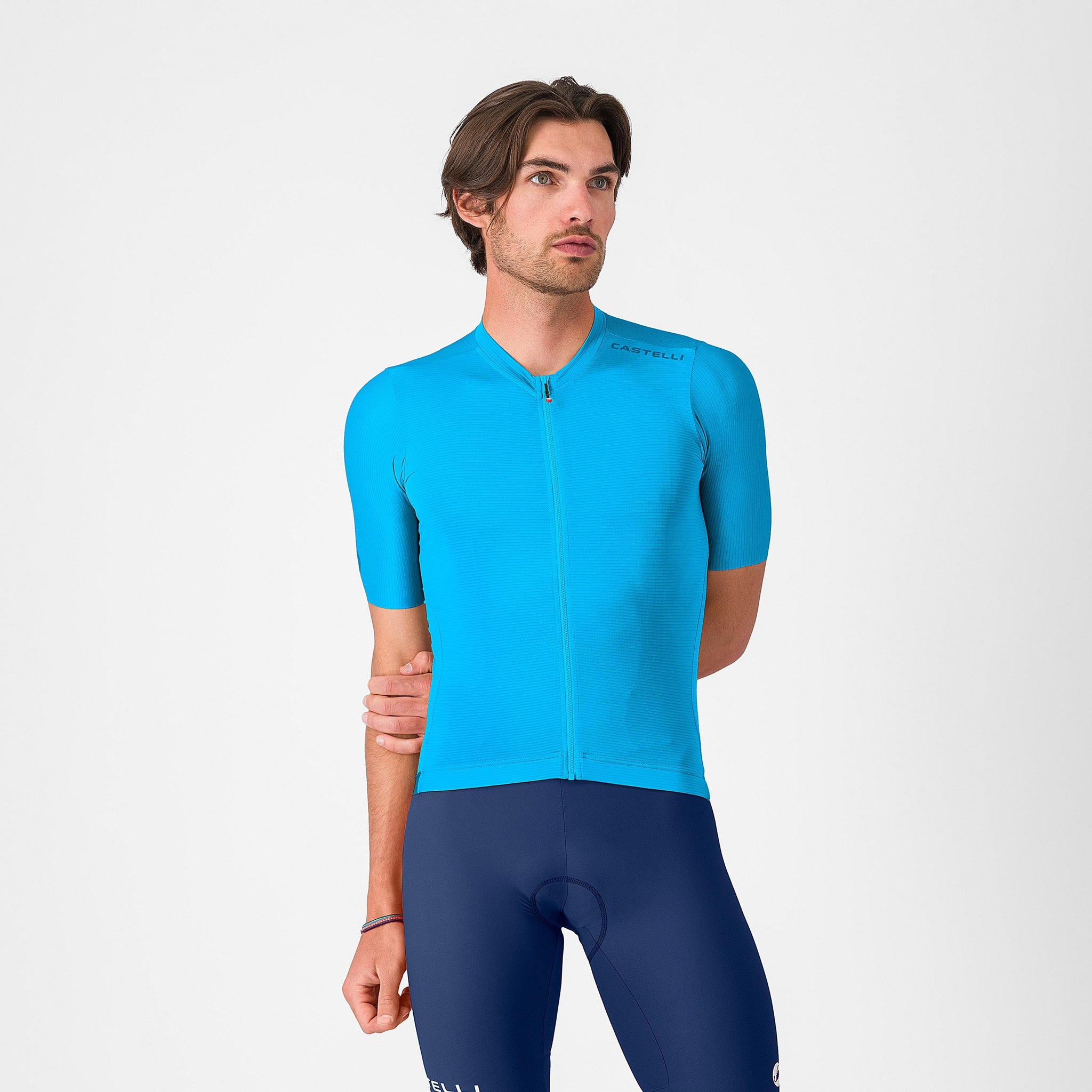 Castelli Espresso 2 Jersey – neon cobalt