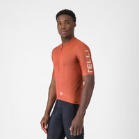 Castelli Entrata Apex Jersey – paprika/silver moon