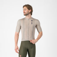 Castelli Drittone Logo Jersey – clay/belgian blue