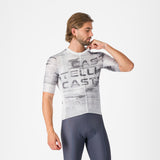 Castelli Stratus Logo Jersey – white/smoky gray