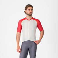 Castelli Unlimited Endurance 3 Jersey – ivory/rich red/vivid orange
