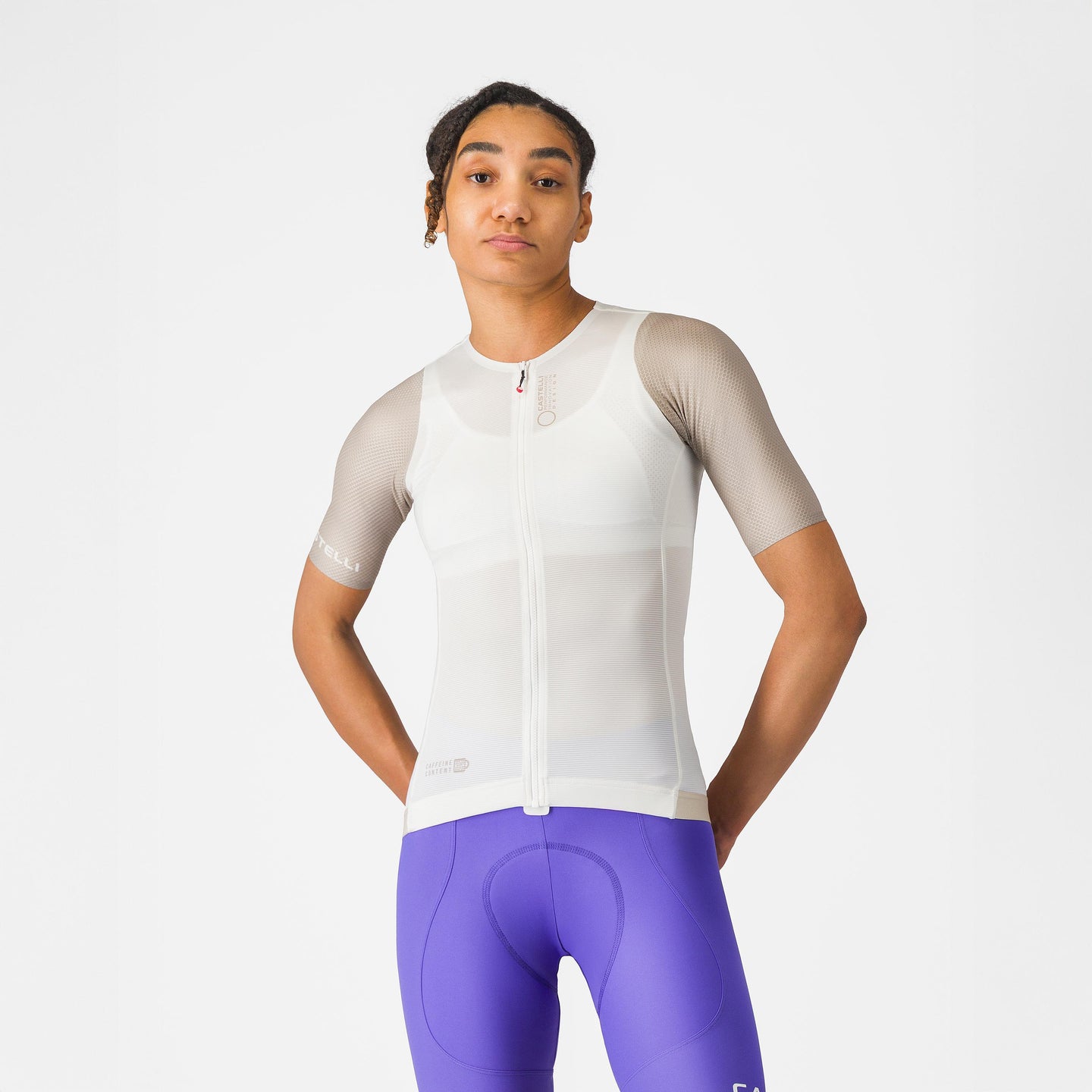 Castelli Corretto W Jersey – ivory/clay/black