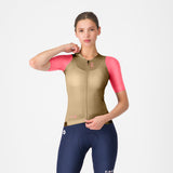 Castelli Corretto W Jersey – elmwood/rosa giro