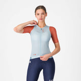 Castelli Corretto W Jersey – winter sky/hot sauce
