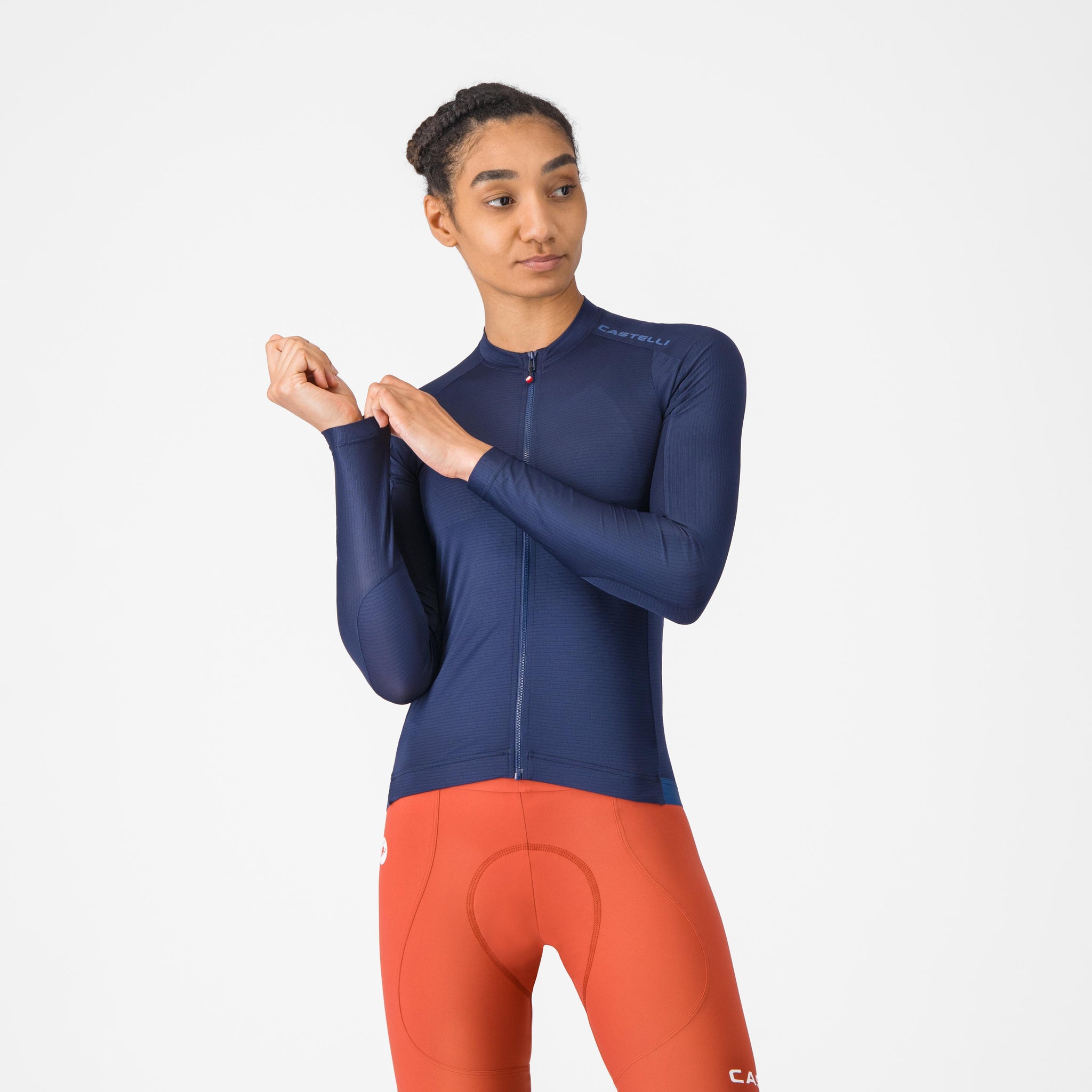 Castelli Espresso 2 W Long Sleeve Jersey – belgian blue