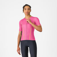 Castelli Anima Flow Jersey – rosa giro/mango mojito