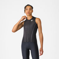 Castelli Anima Flow Sleeveless – Black/White
