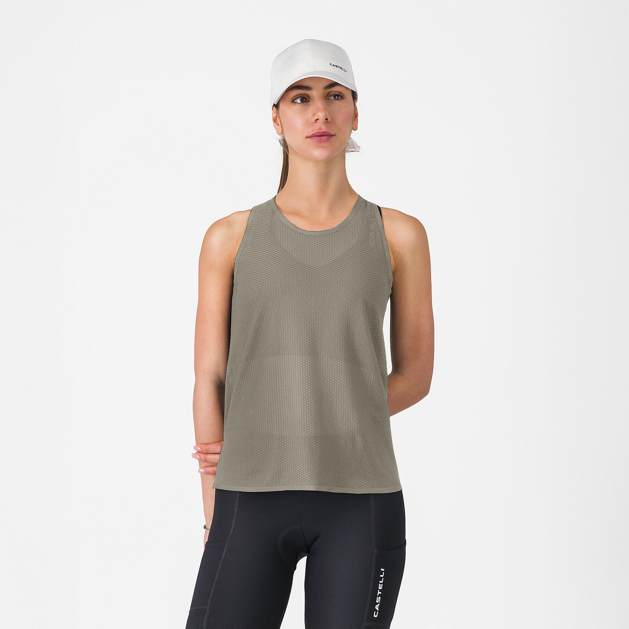 Castelli Comfort Travel Mesh Top – Silver moon