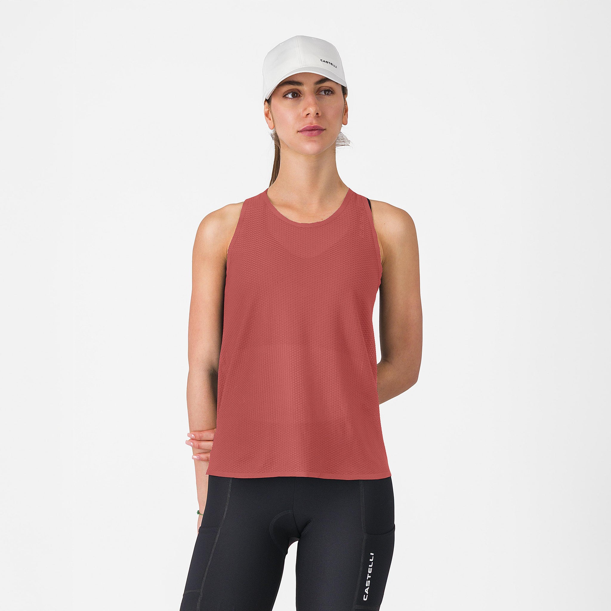 Castelli Comfort Travel Mesh Top – faded rose