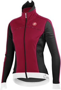 Castelli Viziata Women's Jacket – Cherry/Black