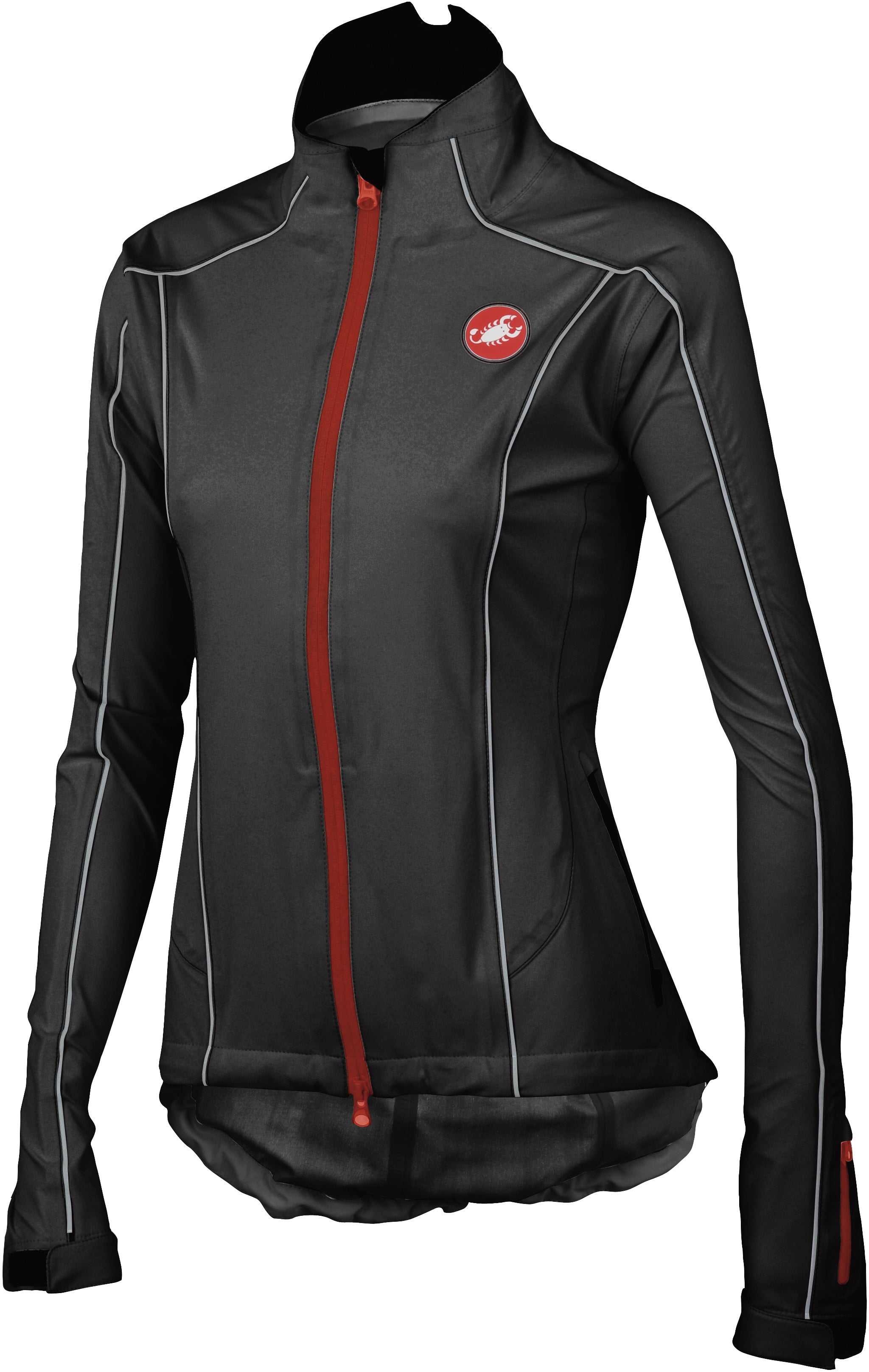 Castelli Women's Sella Rain Jacket – Black