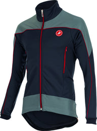 Castelli Mortirolo Reflex Jacket – Anthracite/Red/Reflex