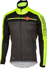 Castelli Velocissimo Jacket – Anthracite/Blk/Ylw