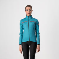 Castelli Dinamica Jacket – teal blue/silver reflex