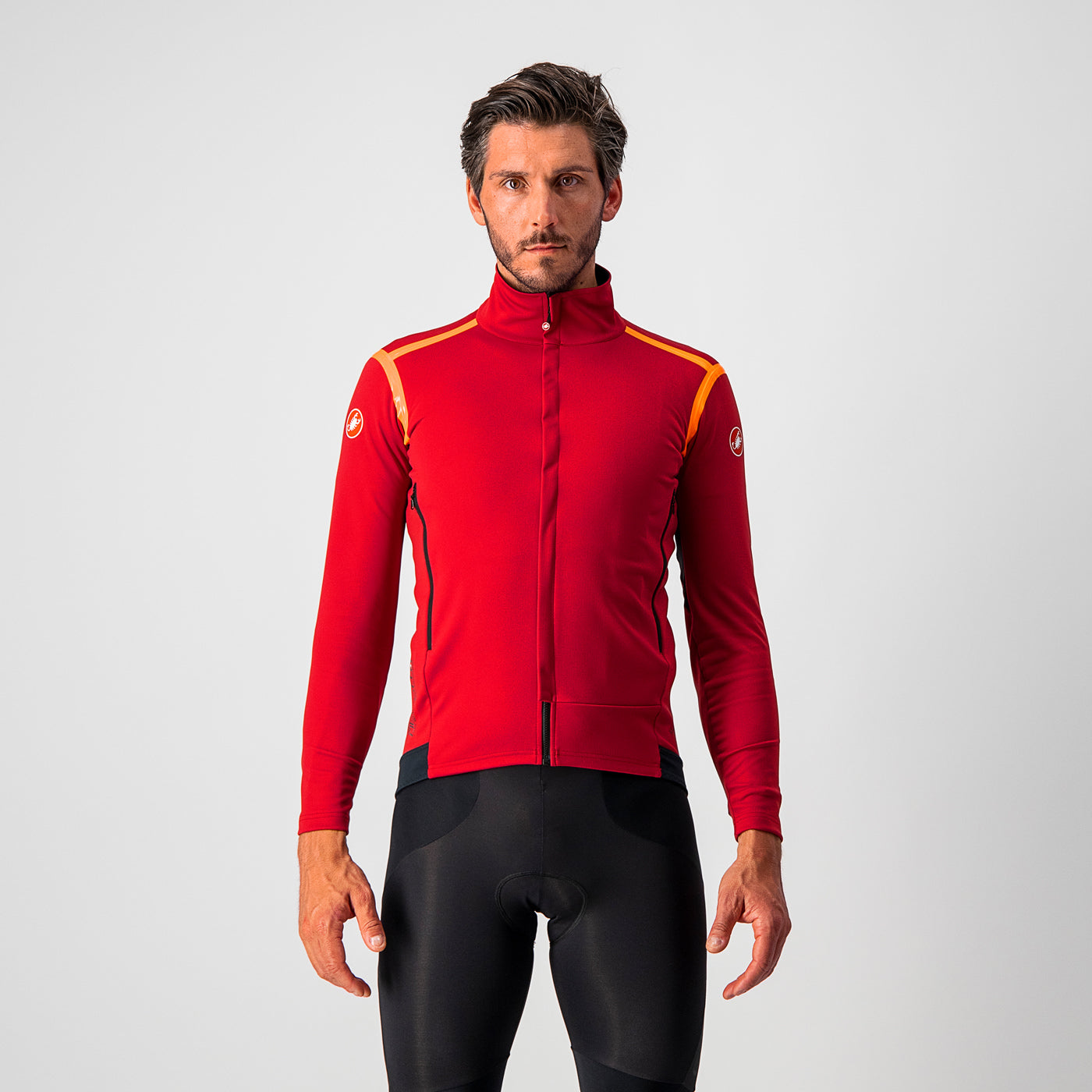 Castelli Perfetto RoS Long Sleeve – pro red/brilliant orange