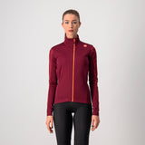 Castelli Transition W Jacket – bordeaux/brilliant pink