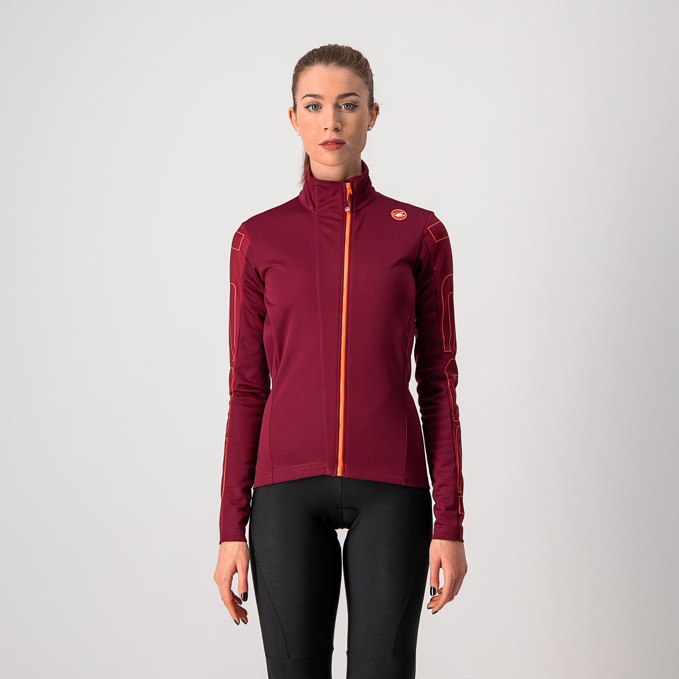 Castelli Transition W Jacket – bordeaux/brilliant pink