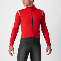 Castelli Alpha RoS 2 Light Jacket – red/silver reflex -black