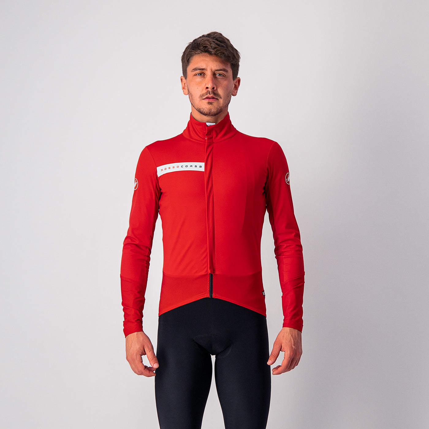 Castelli Beta RoS Jacket – red/silver gray