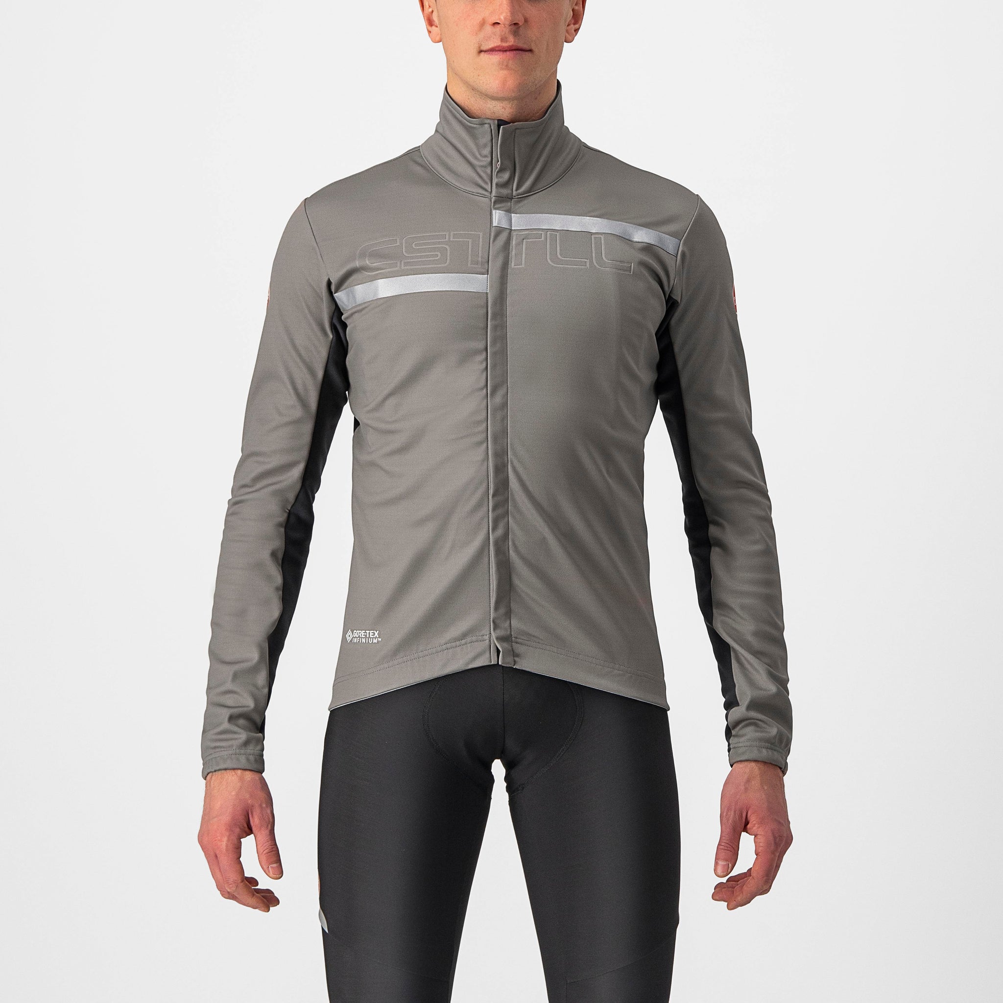 Castelli Transition 2 Jacket – nickel gray/dark gray -silver reflex