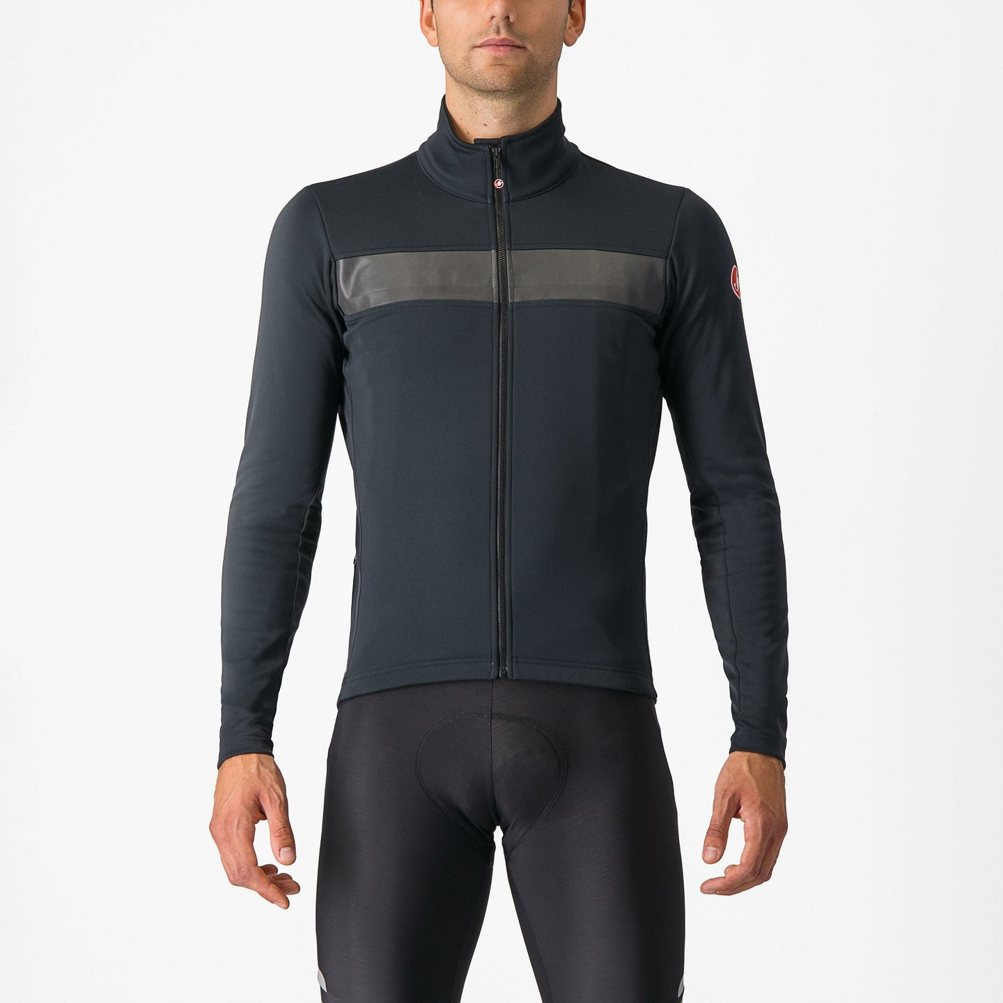 Castelli Raddoppia 3 Jacket – light black/black reflex