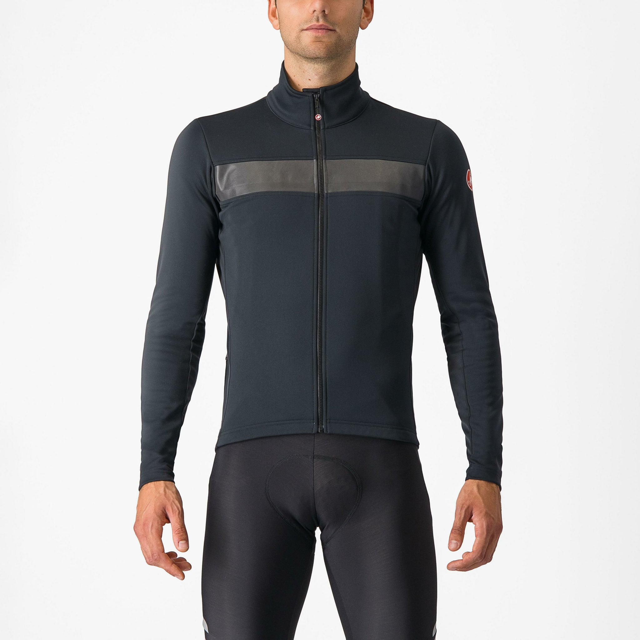 Castelli Raddoppia 3 Jacket – light black/black reflex