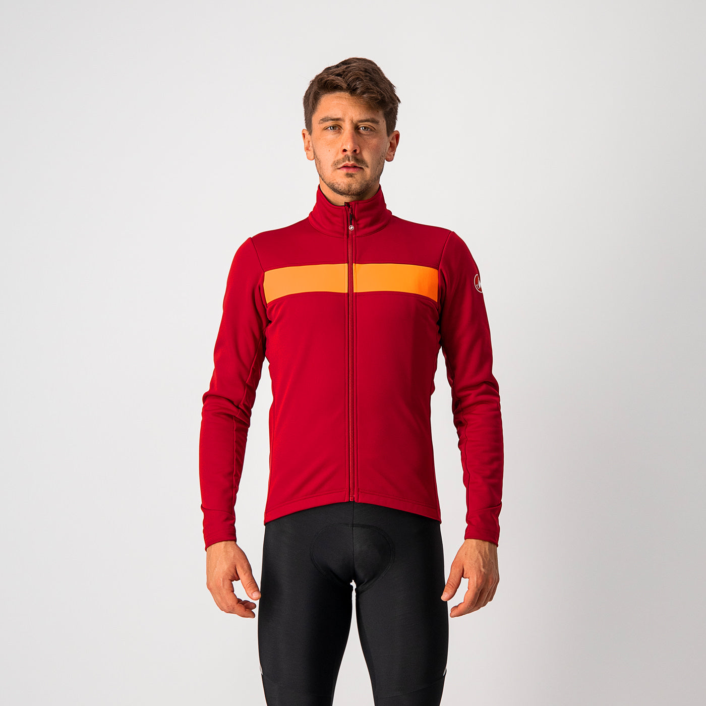 Castelli Raddoppia 3 Jacket – pro red/orange reflex