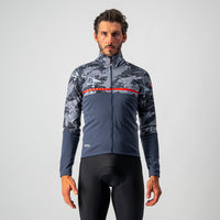 Castelli Finestre Jacket – dark steel blue/vortex gray