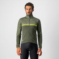 Castelli Finestre Jacket – military green/light military -chartrose