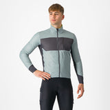 Castelli Unlimited Puffy Jacket – defender green/dark gray-electric lime