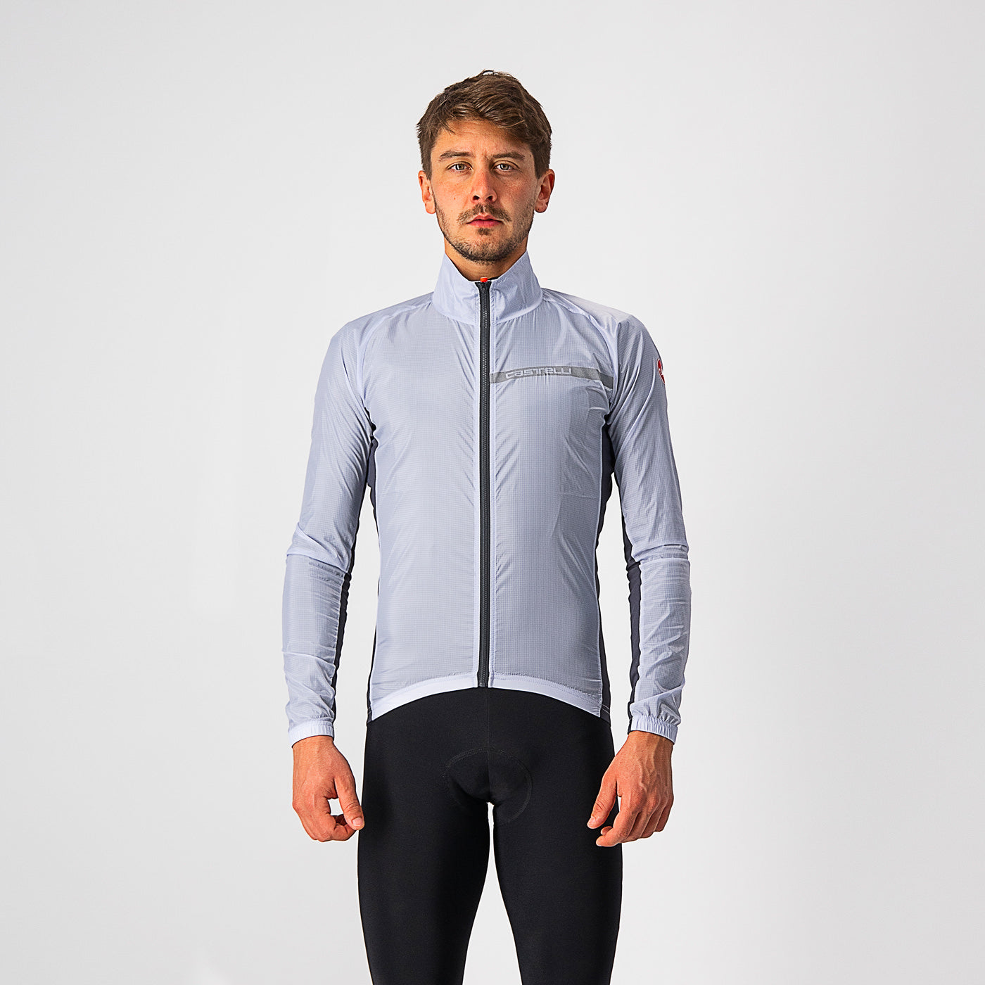 Castelli Squadra Stretch Jacket – silver gray/dark gray