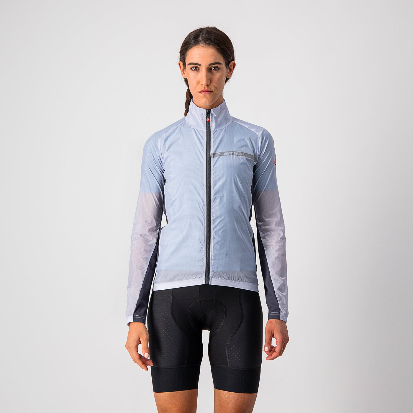 Castelli Squadra Stretch  W Jacket – silver gray/dark gray