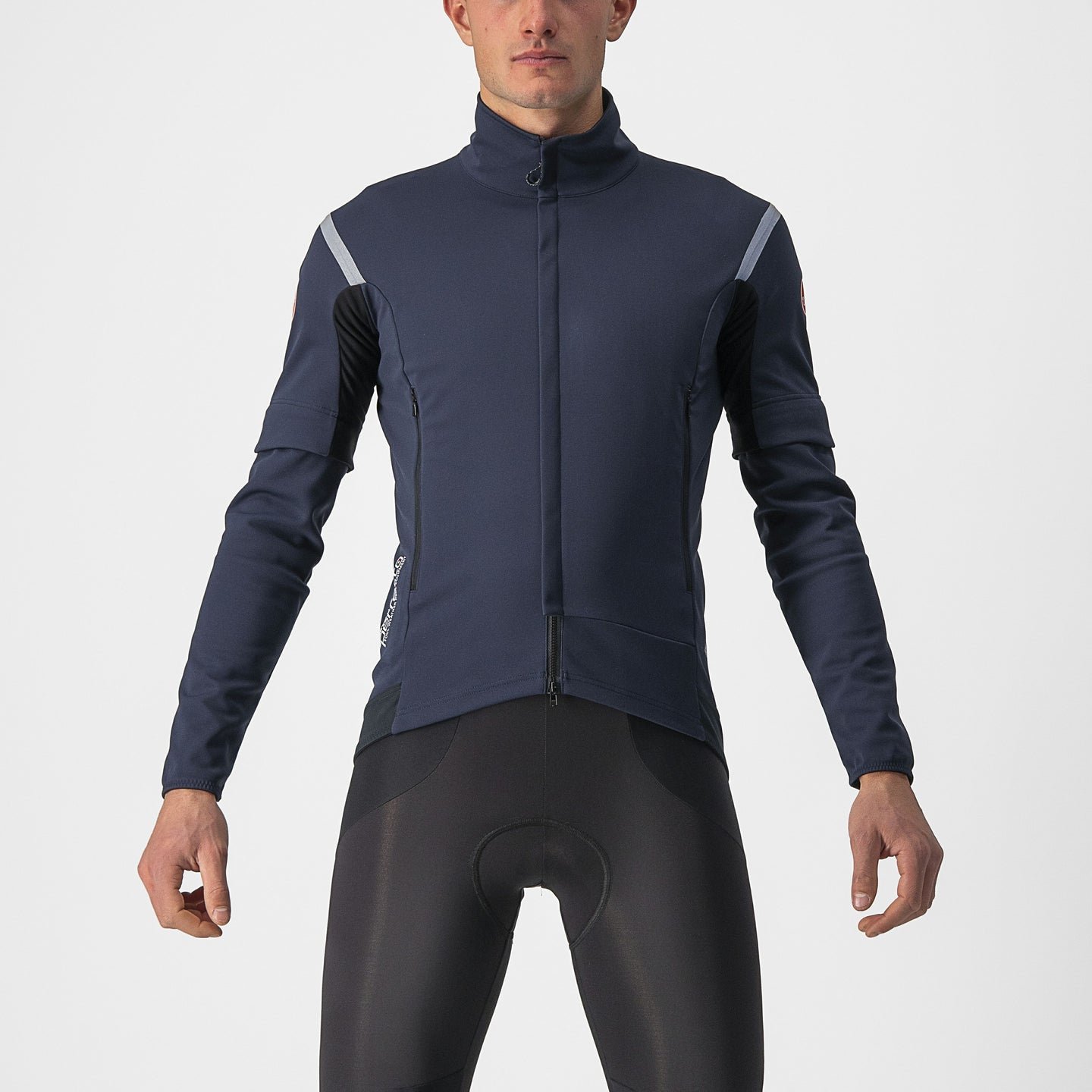 Castelli Perfetto RoS 2 Convertible Jacket – belgian blue/silver gray