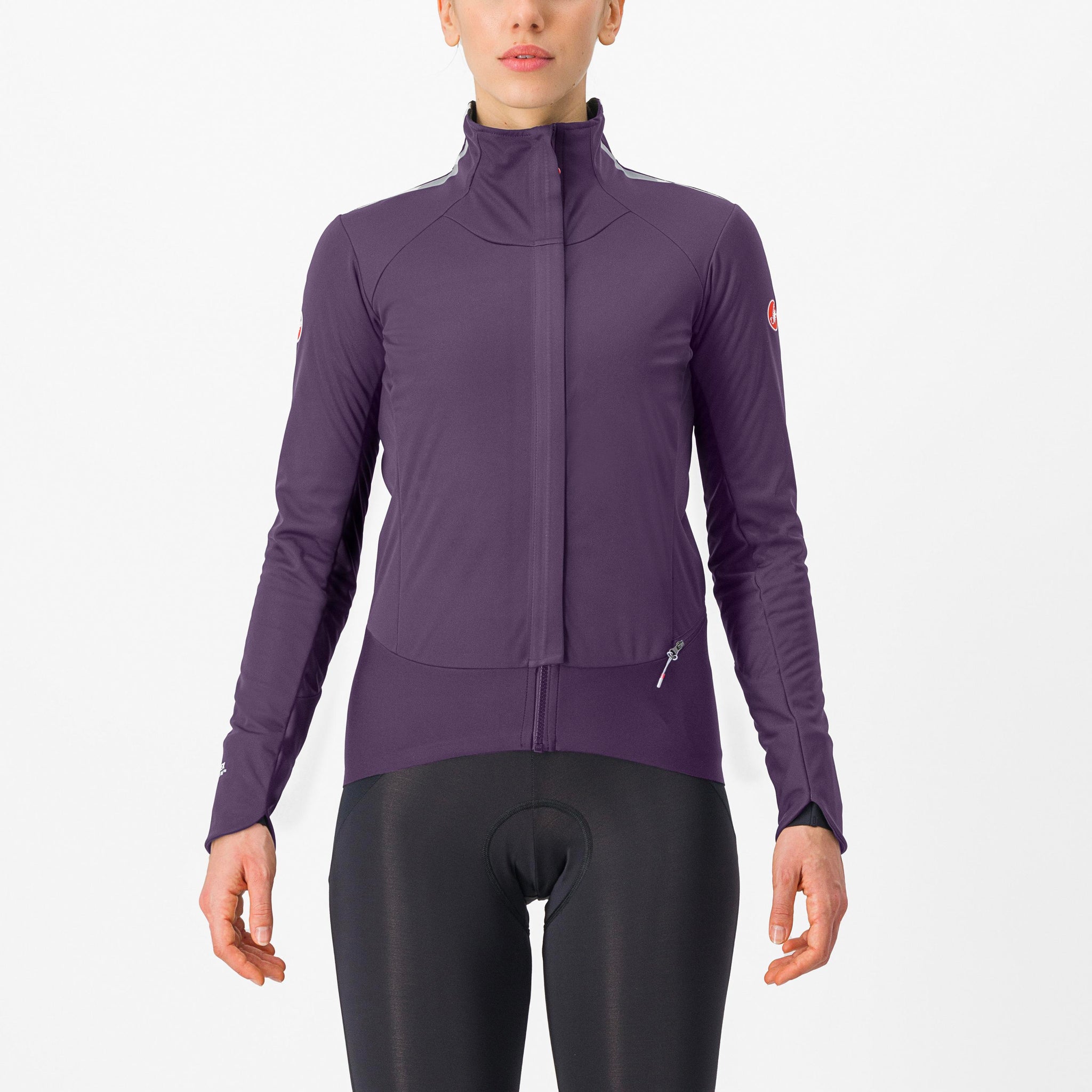 Castelli Alpha Doppio RoS W Jacket – Night shade/Orchid petal-silver gray