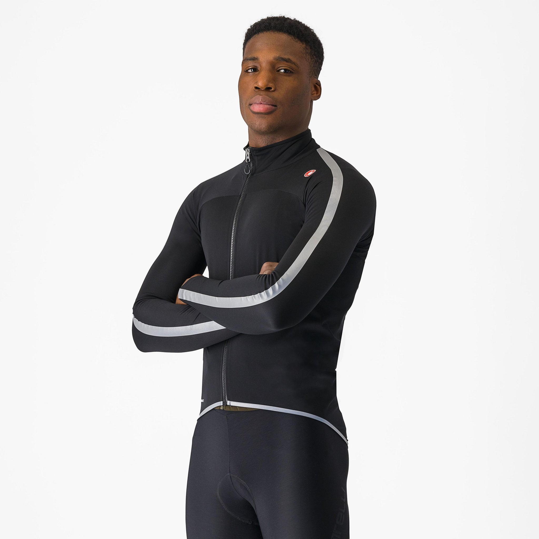 Castelli Ultra Rain Cape – black/silver reflex