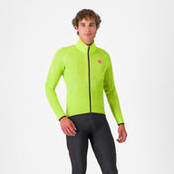 Castelli Squall Shell Jacket – electric lime/black