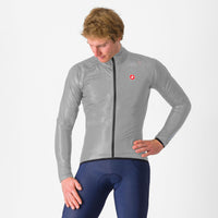 Castelli Squall Shell Jacket – silver gray/black