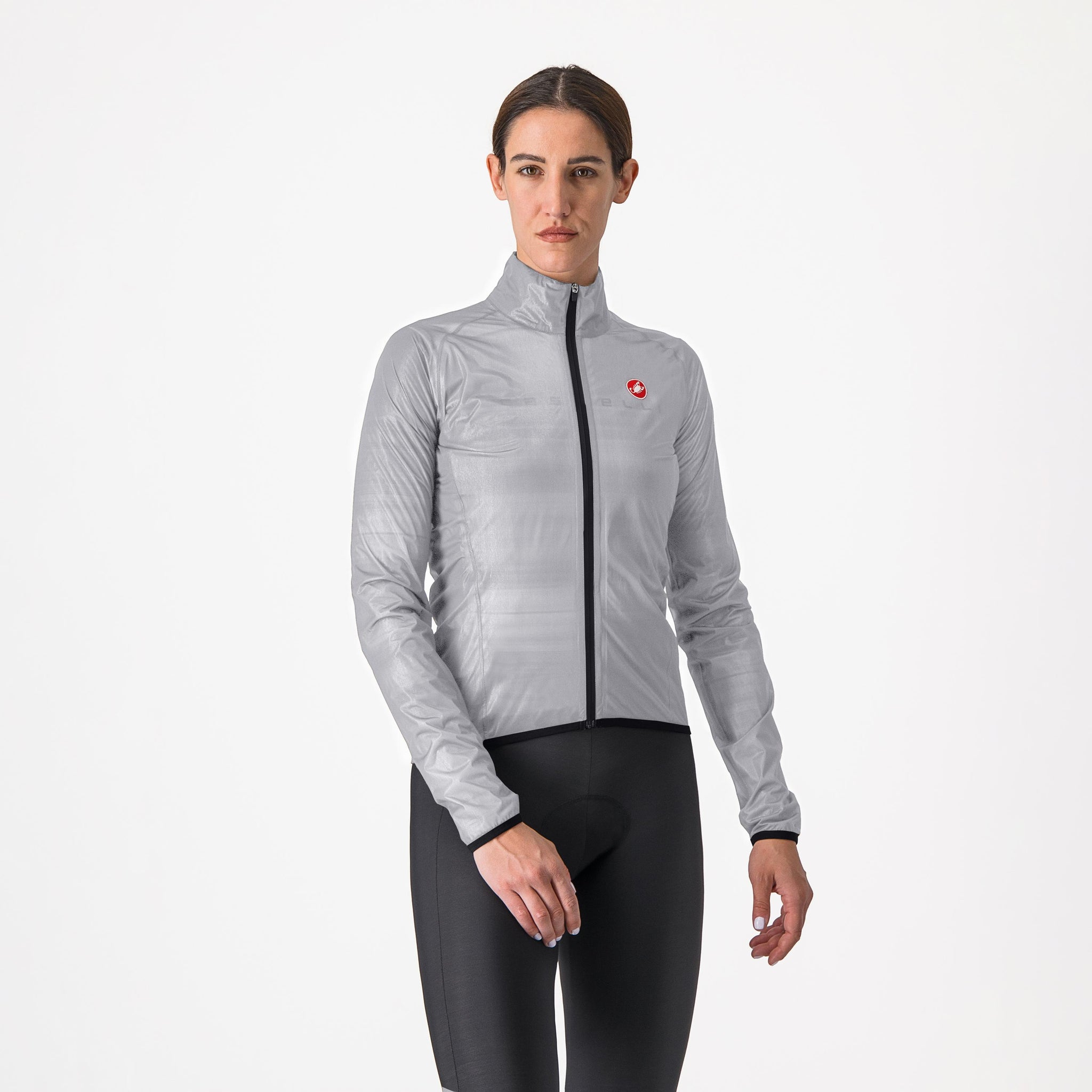 Castelli Squall Shell W Jacket – silver gray/black